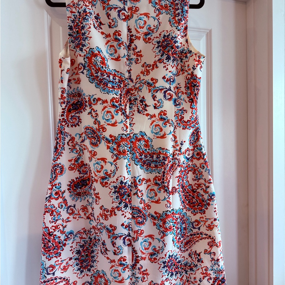 Talbots Multicolor Paisley Sleeveless Dress - Picture 6 of 10